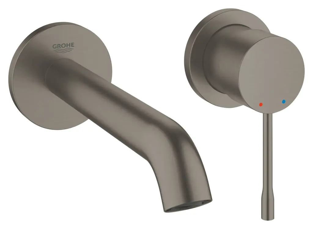 Grohe Essence - izlietnes maisītājs M, 2 caurumu montāža, Hard Graphite birstēts 19408AL1