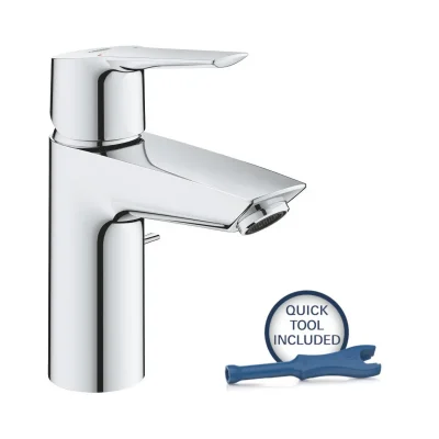 Grohe QuickFix Start - izlietnes maisītājs ar noteces komplektu, CoolStart, hroms 31137002