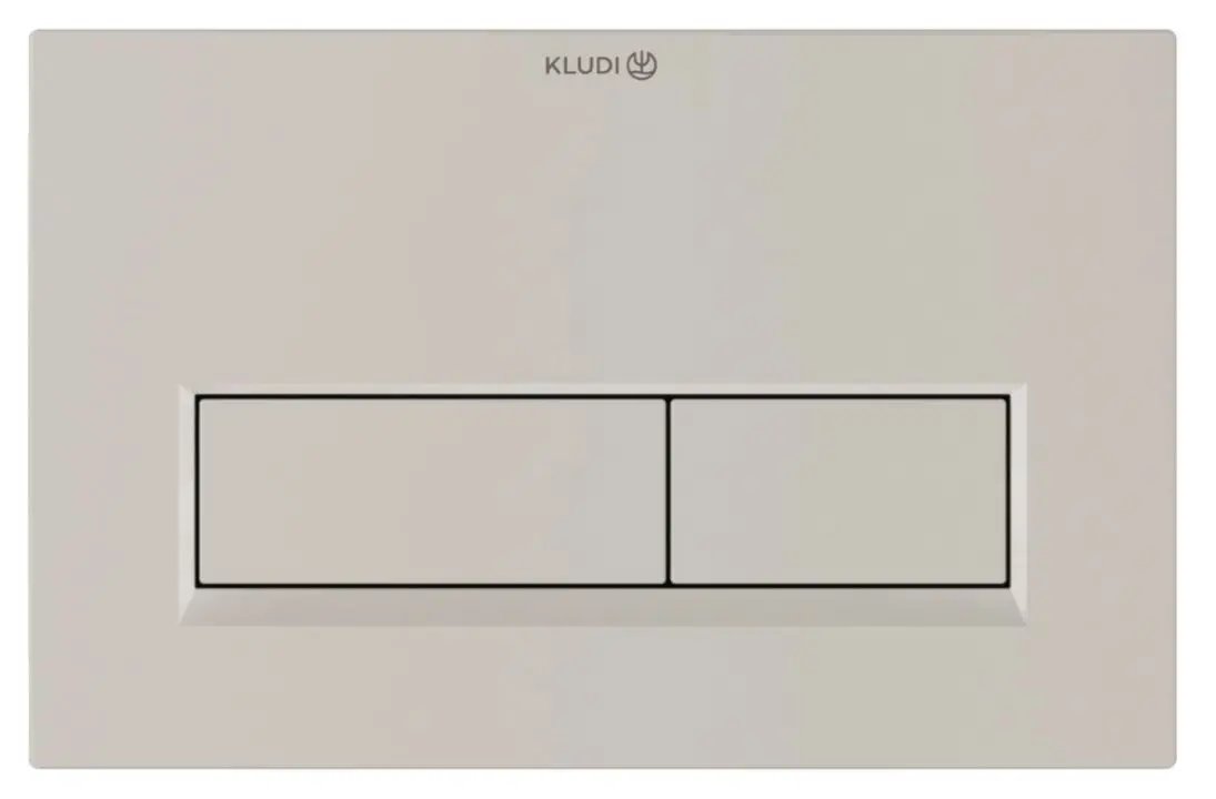 Kludi Unifix - WC vadības plate, matēti smilšu pelēka 32PP01O2