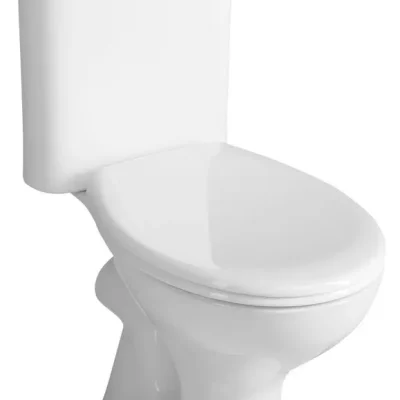 Aqualine sanitārā keramika - WC Clifton, stūra, aizmugures notece, balts FS1PK