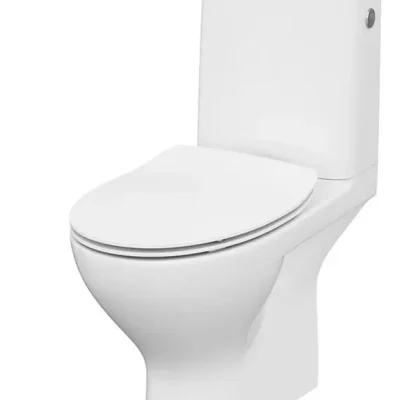 Cersanit Moduo - WC komplekts ar SoftClose sēdekli, Vario izvadu, ūdens pieslēgumu sānos, CleanOn, balts K116-029