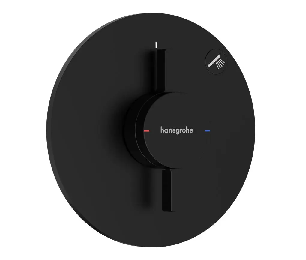 Hansgrohe DuoTurn S - zemapmetuma dušas maisītājs, 1 patērētājam, melns matēts 75618670