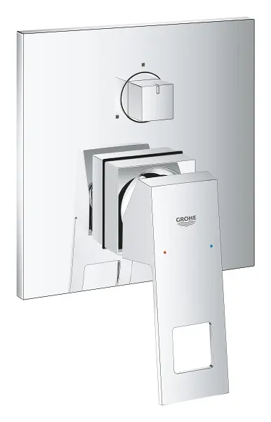 Grohe Eurocube - zemapmetuma maisītājs 3 patērētājiem, hromēts 24094000