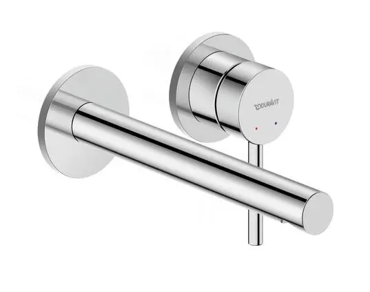 Duravit Circle - izlietnes maisītājs - zemapmetuma, 2 caurumu montāža, hroms CE1070004010