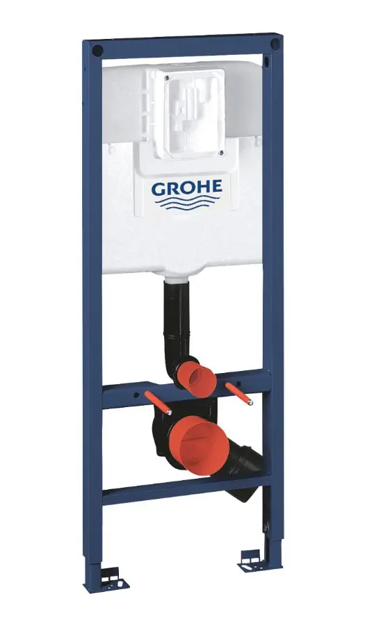 Grohe Rapid SL - zemapmetuma elements sienas WC, ar skalošanas kasti, bezbarjeru 38675001