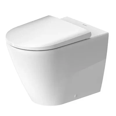 Duravit D-Neo - grīdas WC Compact, horizontāls izvads, Rimless, balts 2003090000
