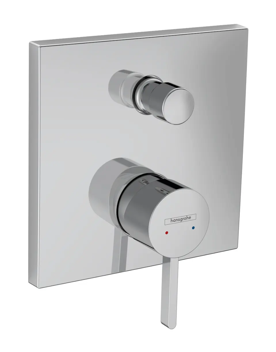 Hansgrohe Finoris - zemapmetuma vannas maisītājs, 2 patērētājiem, hromēts 76415000