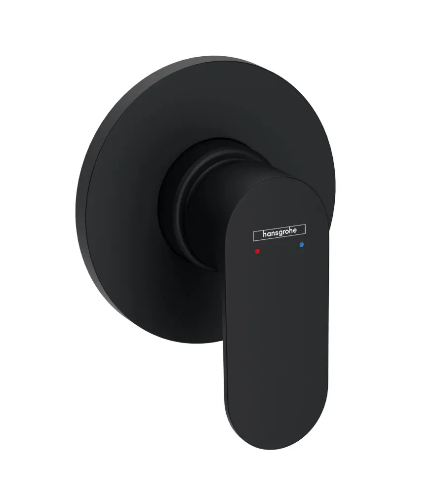 Hansgrohe Rebris S - zemapmetuma dušas maisītājs, ar korpusu, melns matēts 72648670