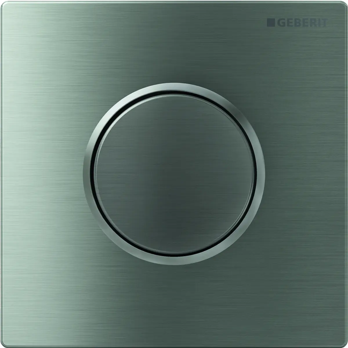 Geberit Sigma10 - pisuāra vadība, vadības plate tips 10, nerūsējošais tērauds 116.015.SN.1