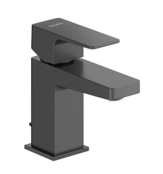 Duravit Manhattan - izlietnes maisītājs ar noteces komplektu, matēti melns MH1010001046