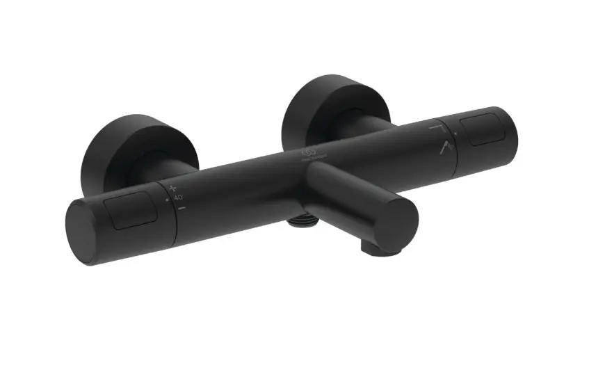 Ideal Standard Ceratherm T25N - termostatisks vannas maisītājs, zīdaini melns A8475XG
