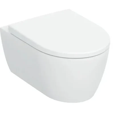 Geberit iCon - piekaramais WC ar SoftClose sēdekli, TurboFlush, Rimfree, balts 503.046.00.1