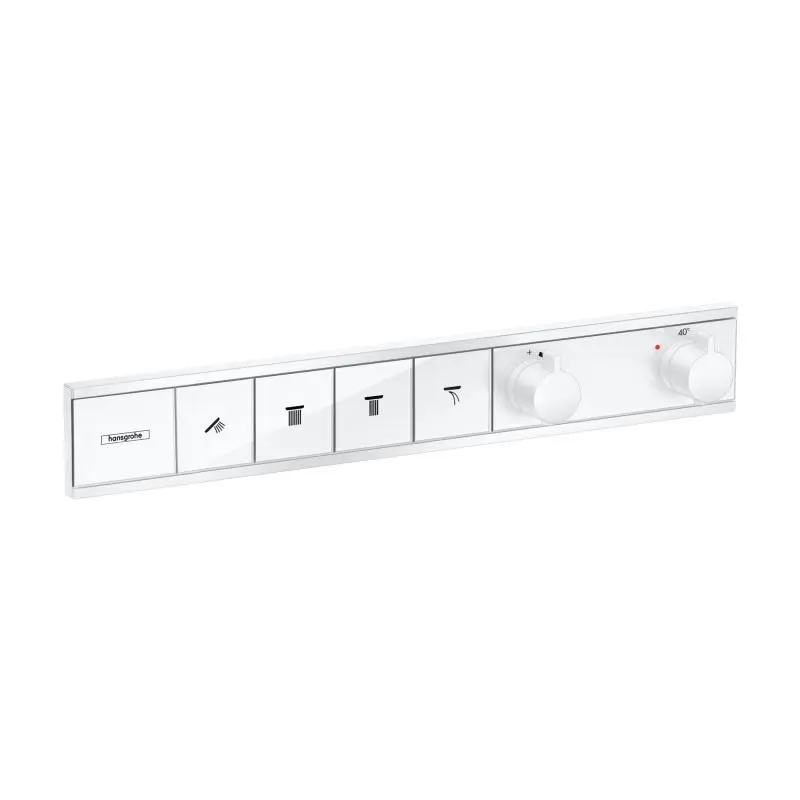 Hansgrohe RainSelect - zemapmetuma maisītājs 4 patērētājiem, balti matēts 15382700