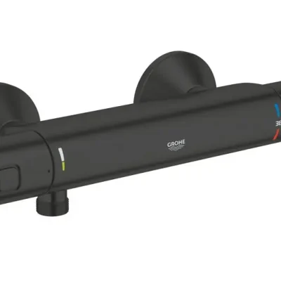 Grohe QuickFix Precision Start - termostata dušas maisītājs, matēti melns 345942430