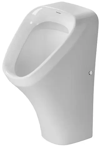 Duravit DuraStyle - nosūces pisuārs Dry, horizontāla notece, balts 2804300000