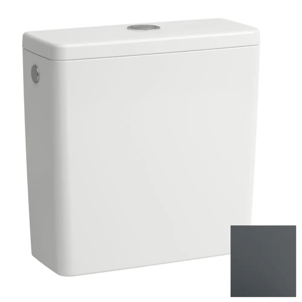 Laufen Lua - skalošanas tvertne, DualFlush, ūdens pieslēgums sānos, grafīta matēts H8270827589721