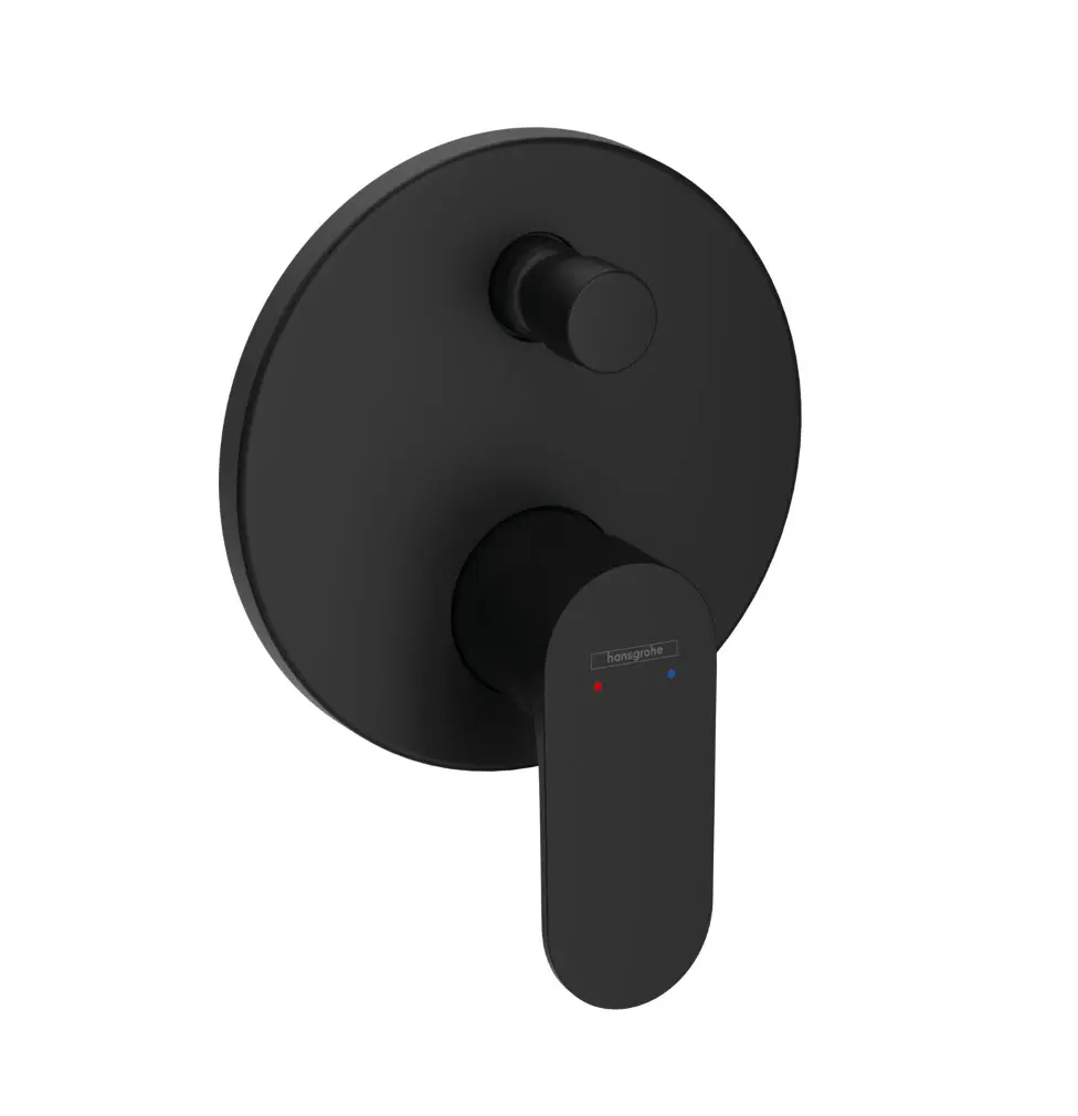 Hansgrohe Rebris S - zemapmetuma vannas maisītājs, matēti melns 72467670