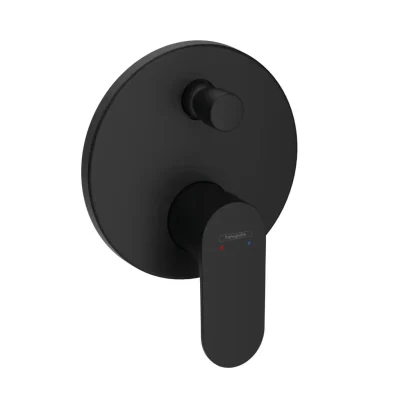 Hansgrohe Rebris S - zemapmetuma vannas maisītājs, matēti melns 72466670