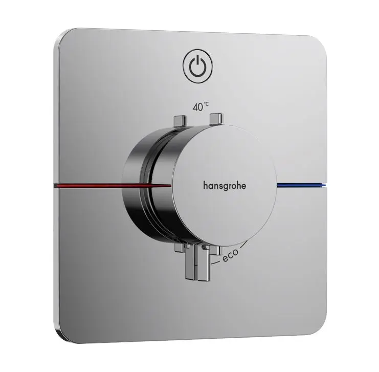 Hansgrohe ShowerSelect Comfort - zemapmetuma termostata maisītājs, hroms 15581000