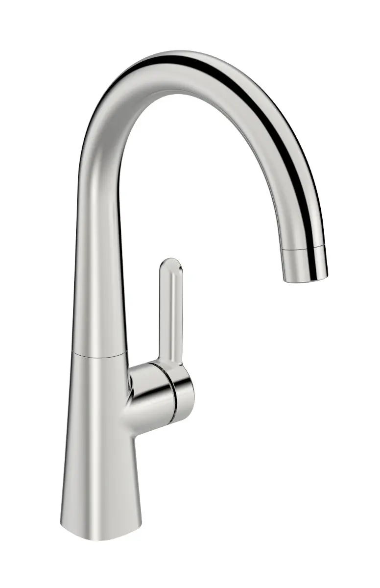 Hansa Designo - izlietnes maisītājs Style, ar grozāmu izteku, hromēts 51492293