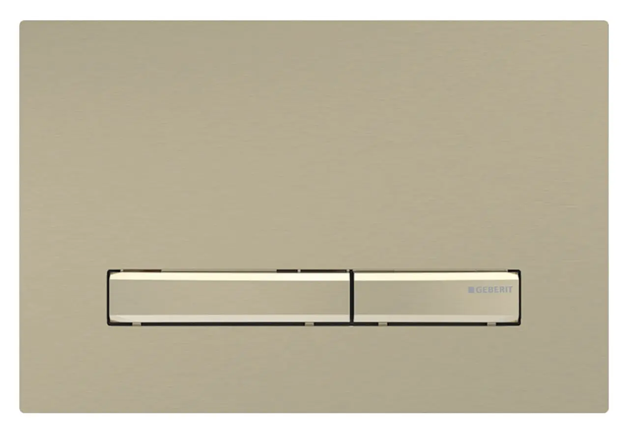 Geberit Sigma50 - WC vadības plate, easy to clean, matēts misiņš 115.672.QF.2