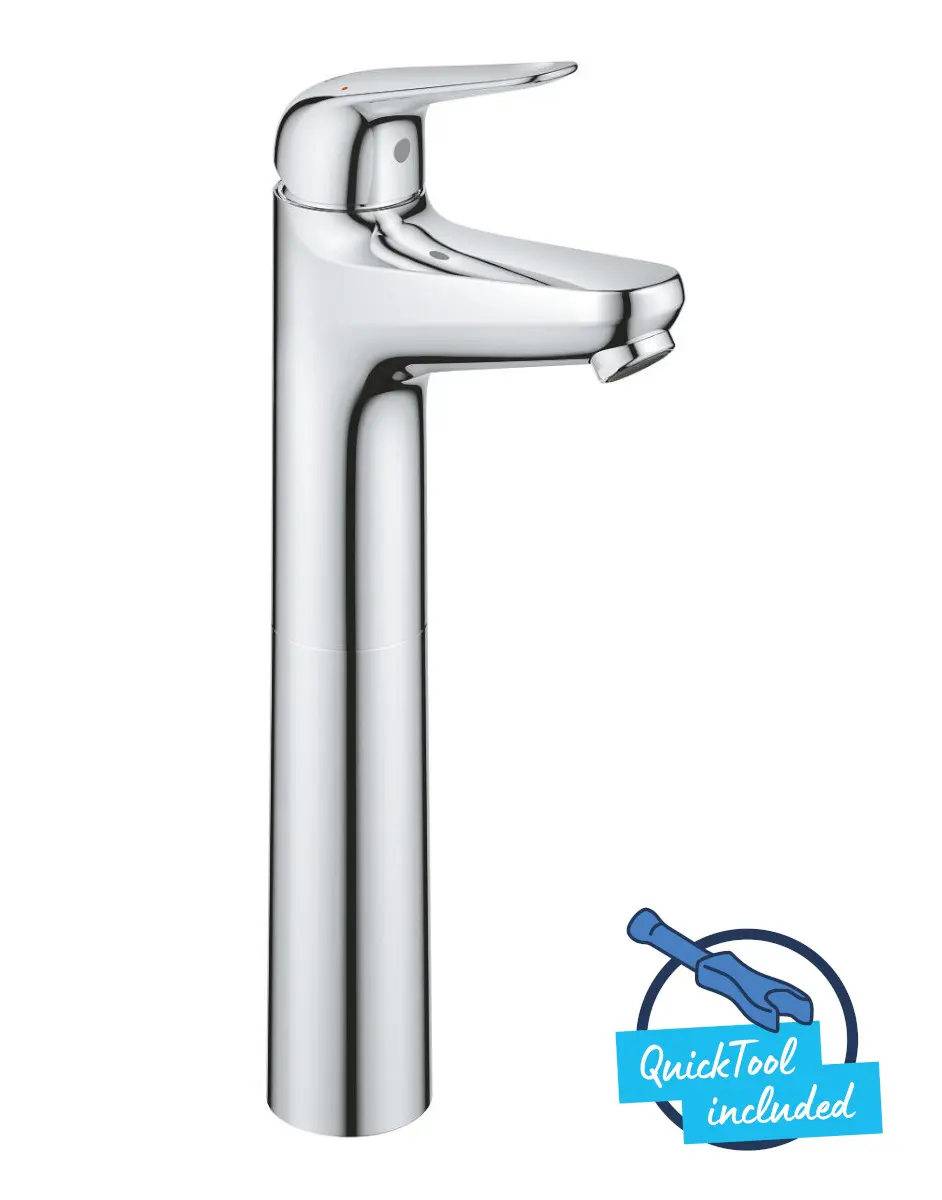 Grohe Swift - izlietnes maisītājs ar Push-Open noteces komplektu, hroms 24331001