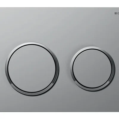 Geberit Omega20 - vadības plate, Easy to clean, hroms matēts/hroms spīdīgs 115.085.JQ.1