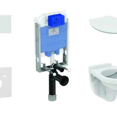 Ideal Standard ProSys - komplekts - priekšsienas elements, klozetpods un WC sēdeklis, vadības plate Oleas M2, SoftClose, balts ProSys80M SP109