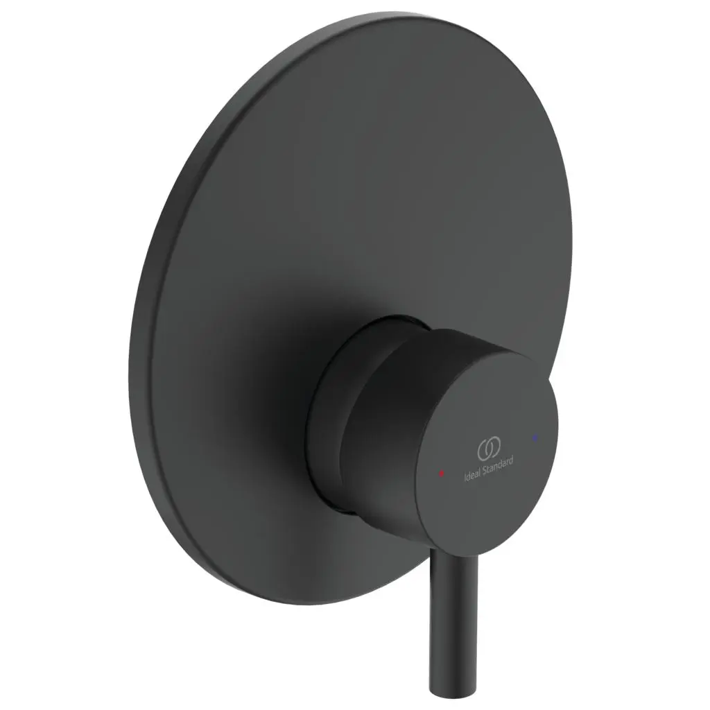 Ideal Standard CeraLine - dušas maisītājs, zemapmetuma, ar korpusu, melns A6940XG