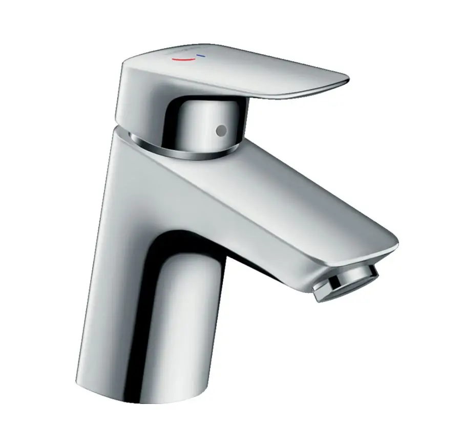 Hansgrohe Logis - izlietnes vienas sviras maisītājs 70 CoolStart, ar noteces komplektu, hromēts 71072000