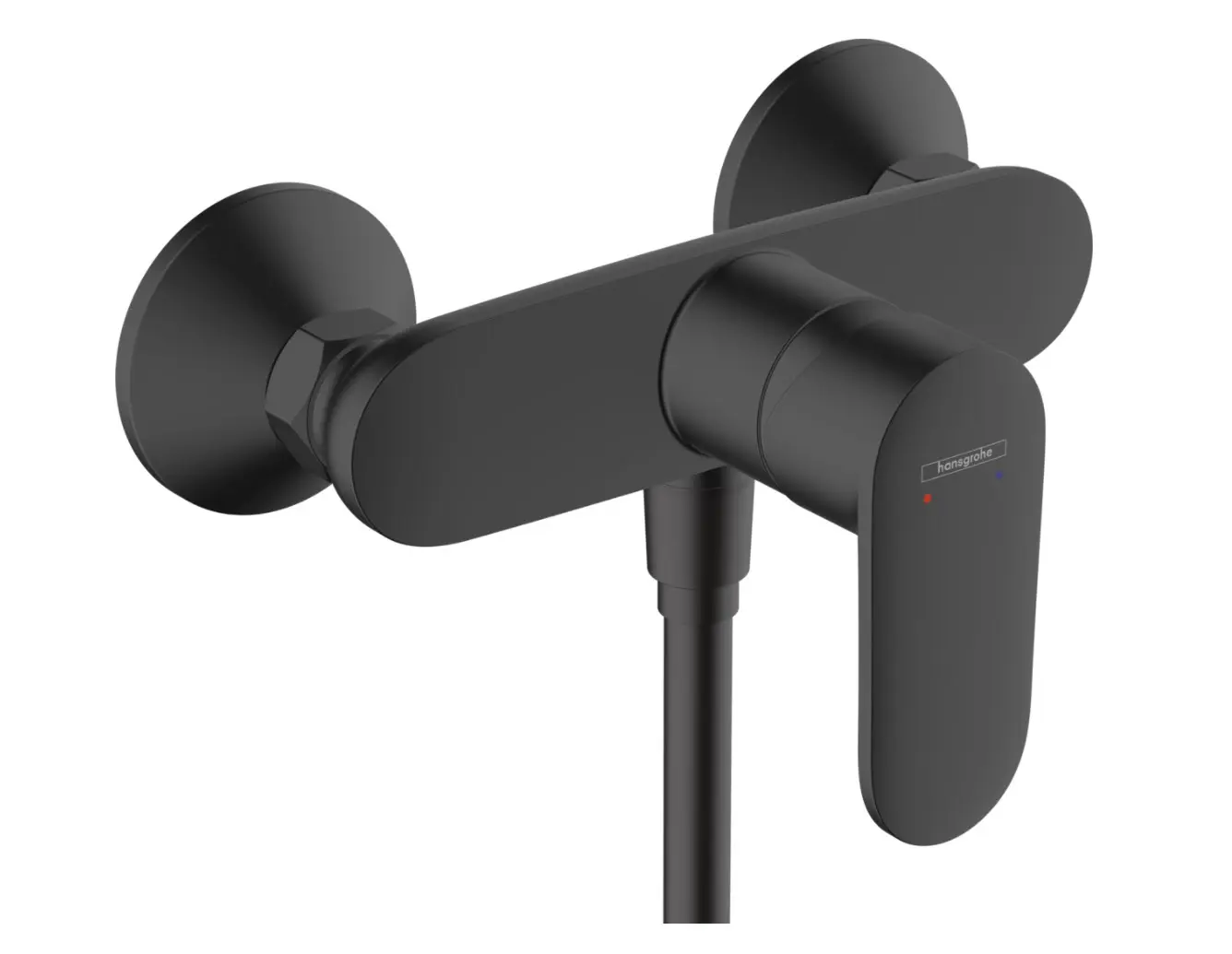 Hansgrohe Vernis Blend - dušas maisītājs, matēti melns 71640670