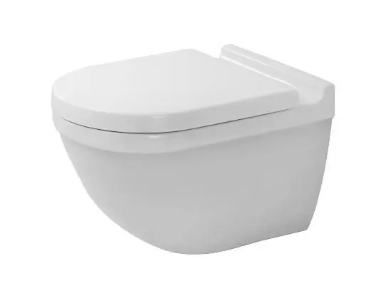 Duravit Starck 3 - pie sienas stiprināms WC ar WC sēdekli SoftClose, Alpu balts 42250900A1