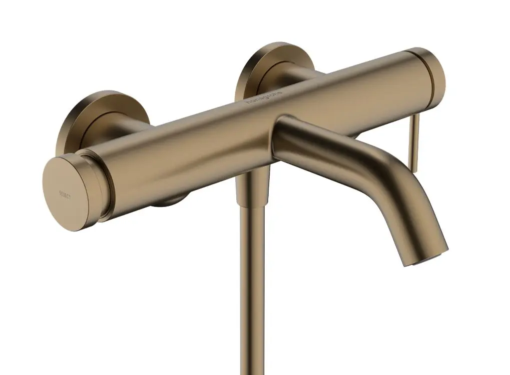 Hansgrohe Tecturis S - vannas maisītājs, matēti birstēts bronza 73422140