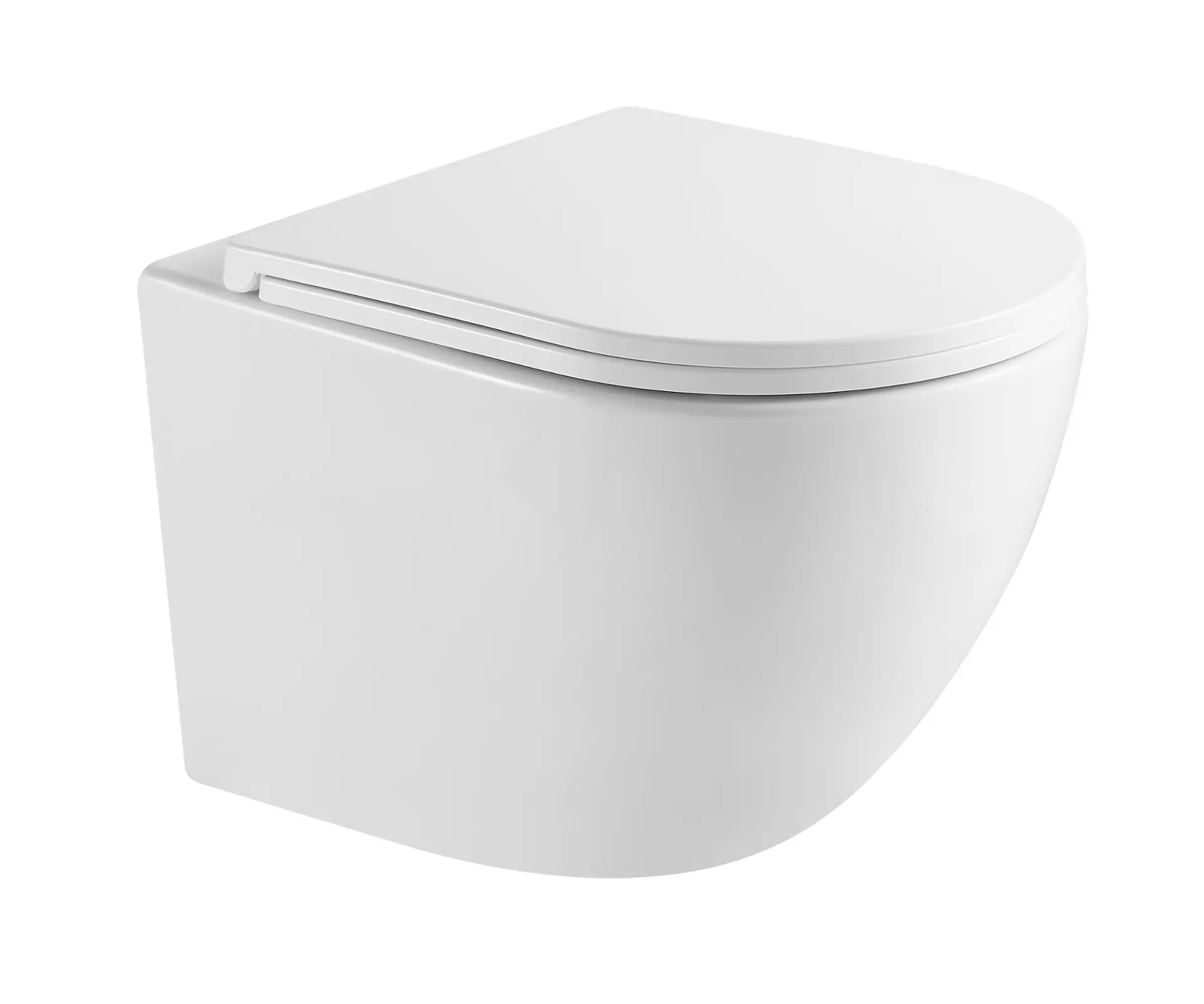 kielle Oudee - pie sienas stiprināms kompaktais WC ar SoftClose sēdekli, Vortex Rimless+, balts 30102010S-SET1