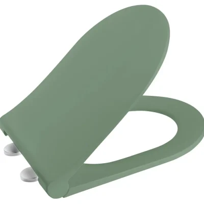 Sapho Brilla - WC sēdeklis, Slim, SoftClose, zaļš matēts 100787-128