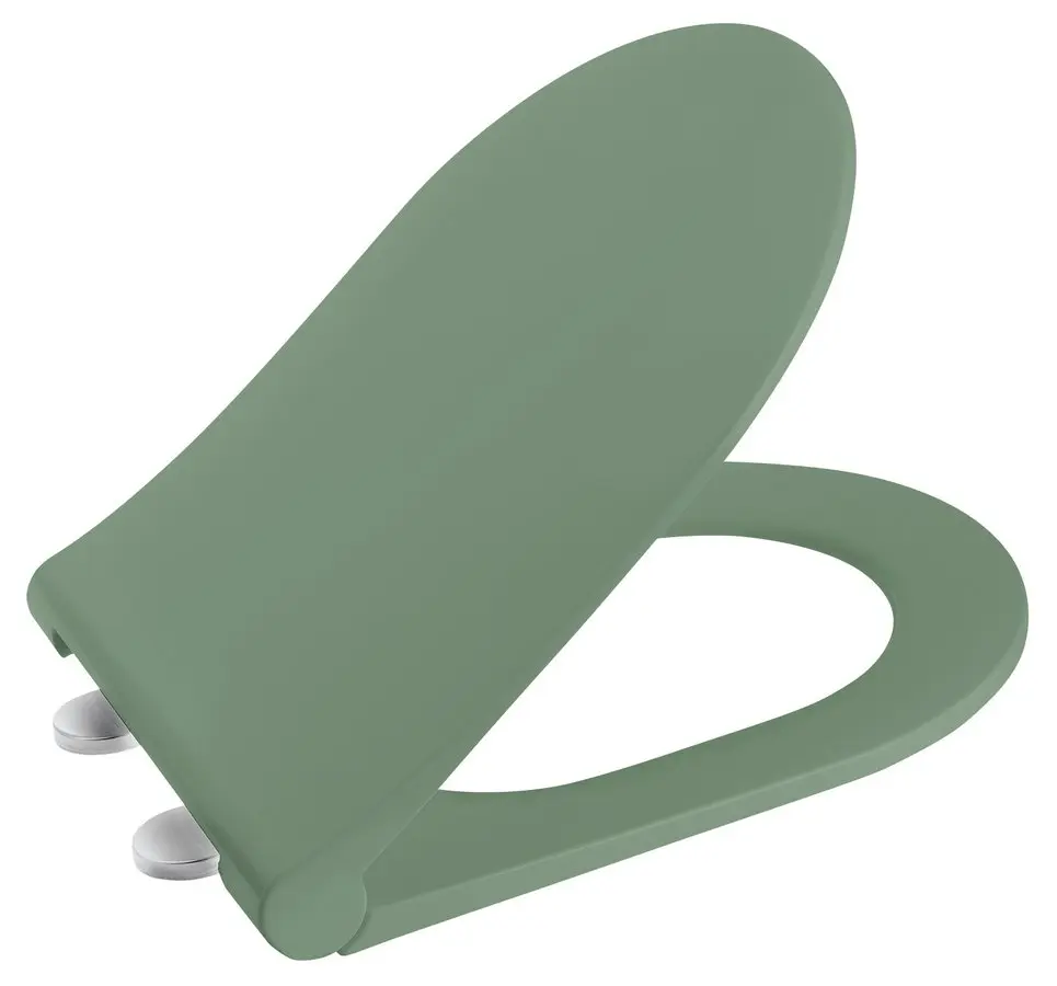 Sapho Brilla - WC sēdeklis, Slim, SoftClose, zaļš matēts 100787-128