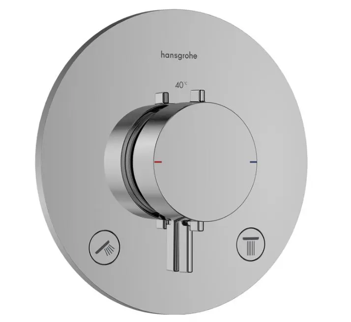 Hansgrohe Ecostat Comfort S - zemapmetuma termostata maisītājs 2 patērētājiem, hroms 33715000