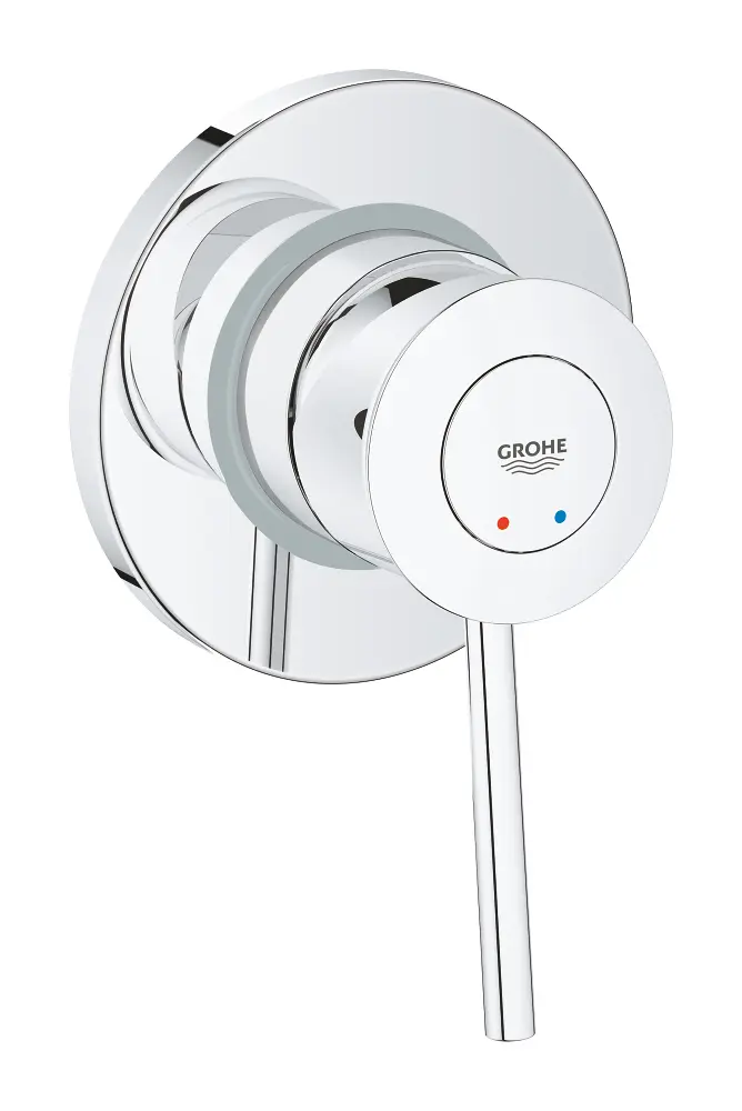 Grohe BauClassic - zemapmetuma dušas maisītājs, ar iebūvējamo daļu, hromēts 29048000