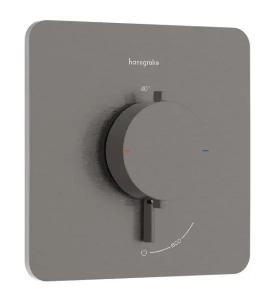 Hansgrohe Ecostat Comfort Q - zemapmetuma termostata maisītājs, hroms melns birstēts 33712340