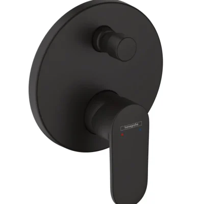 Hansgrohe Vernis Blend - zemapmetuma vannas termostats, matēti melns 71466670