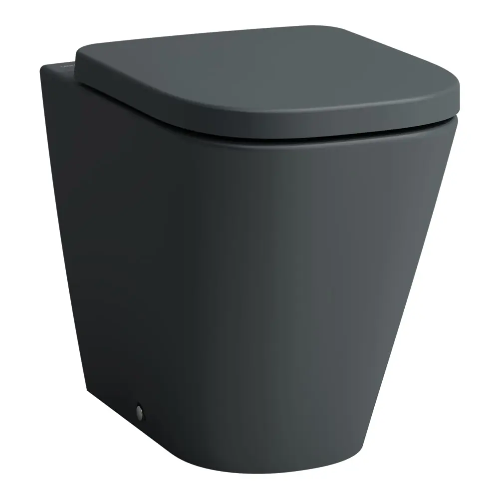 Laufen Meda - stāvošs WC, Vario izvads, Rimless, grafīts matēts H8231117580001