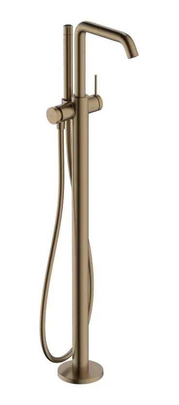 Hansgrohe Tecturis S - vannas maisītājs, grīdas montāža, birstēts bronzas 73440140