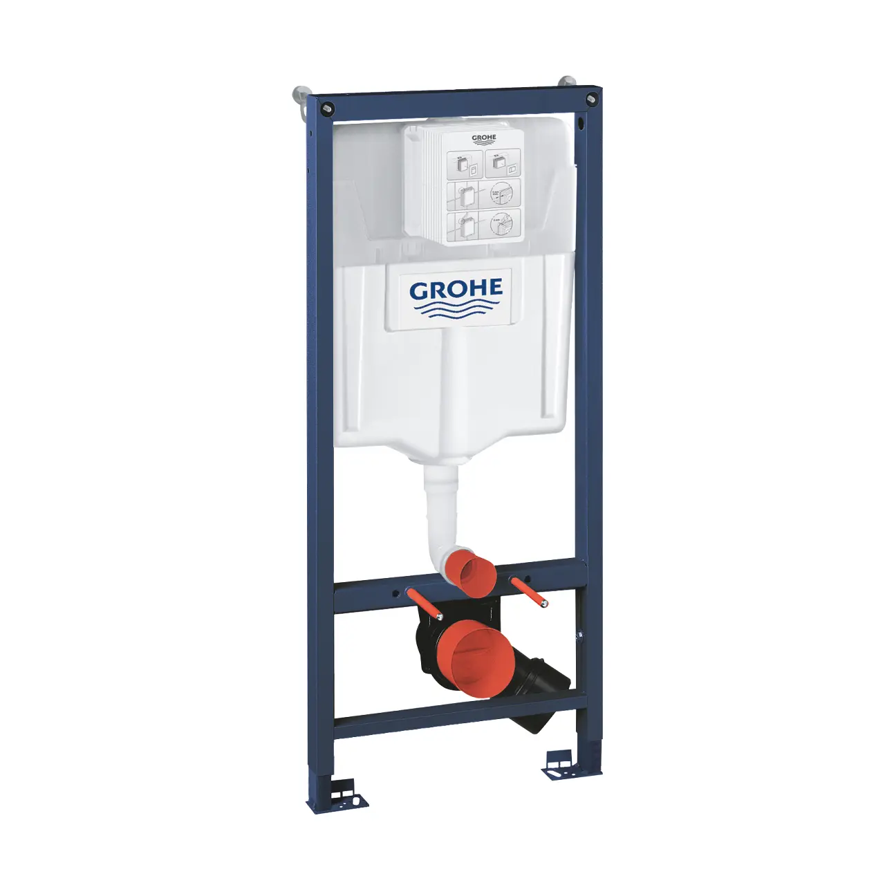 Grohe Rapid SL - WC zemapmetuma elements, skalošanas tvertne GD 2, montāžas augstums 113 cm 38536001