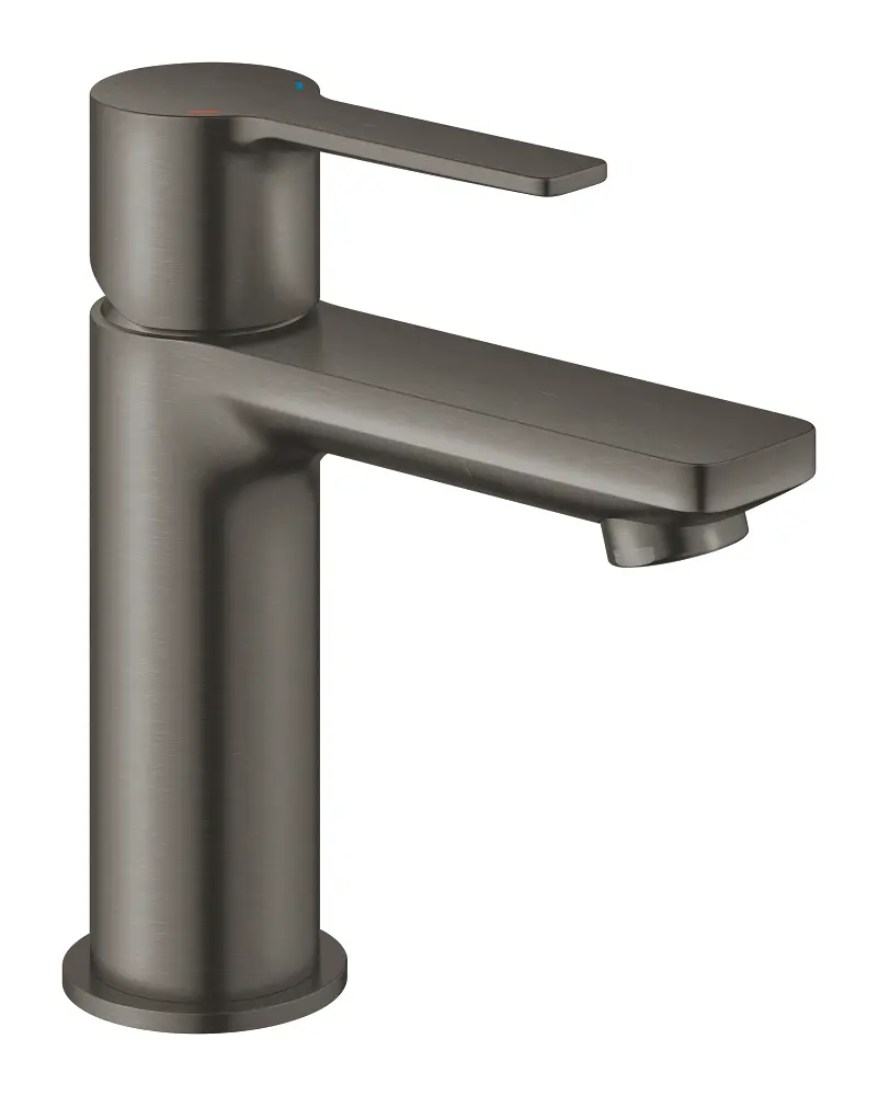 Grohe Lineare - izlietnes maisītājs ar Push-Open noteces komplektu, Hard Graphite birstēts 23791AL1