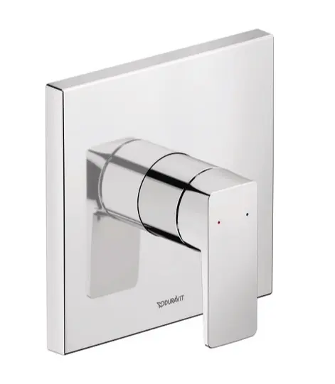 Duravit Manhattan - zemapmetuma dušas maisītājs, hroms MH4210010010