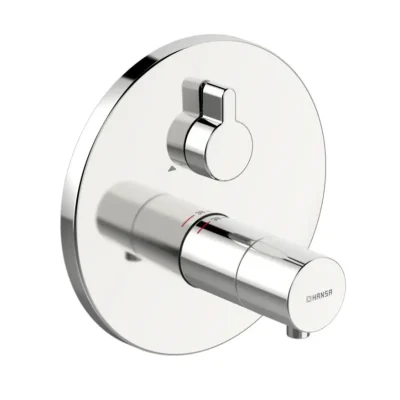 Hansa Varox Pro - zemapmetuma termostata maisītājs 2 patērētājiem, hroms 40579083