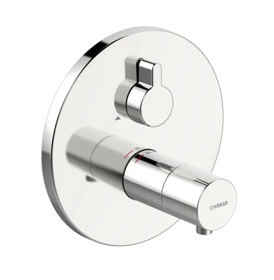 Hansa Varox Pro - zemapmetuma termostata maisītājs 2 patērētājiem, hroms 40579083