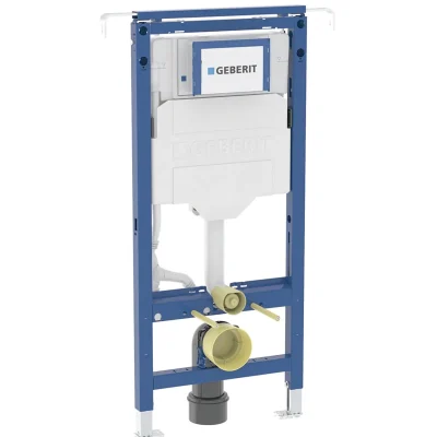 Geberit Duofix - priekšsienas elements sienas WC, montāžai starp sānu sienām, augstums 1,12 m 111.355.00.6