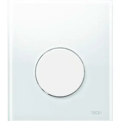 Tece TECEloop - pisuāra vadības plate, stikls balts/balts 9242650