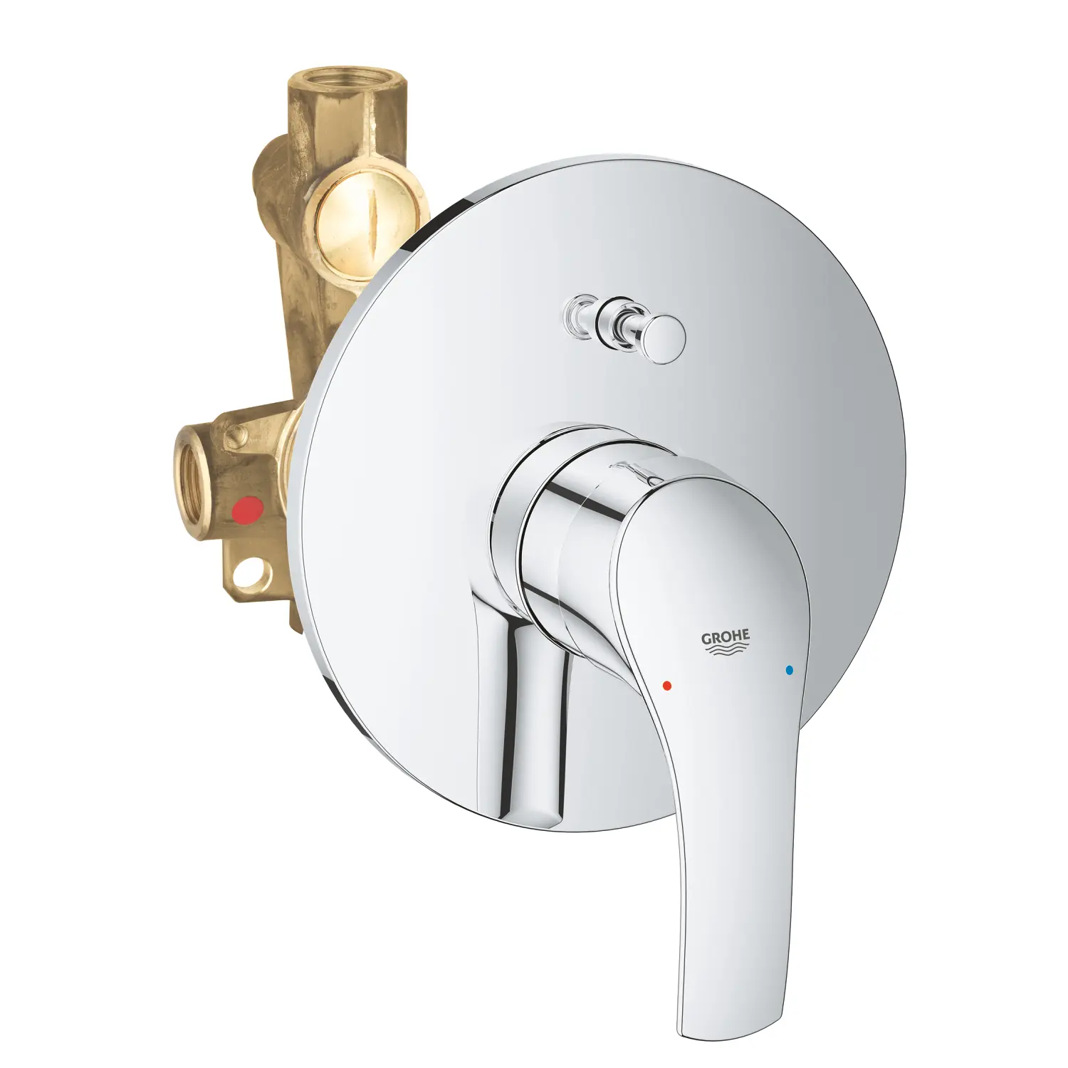 Grohe Eurosmart - vannas maisītājs - zemapmetuma, hromēts 33305002